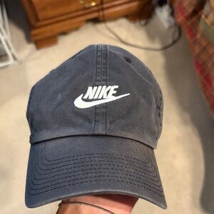 Nike Distressed Black Baseball Cap
